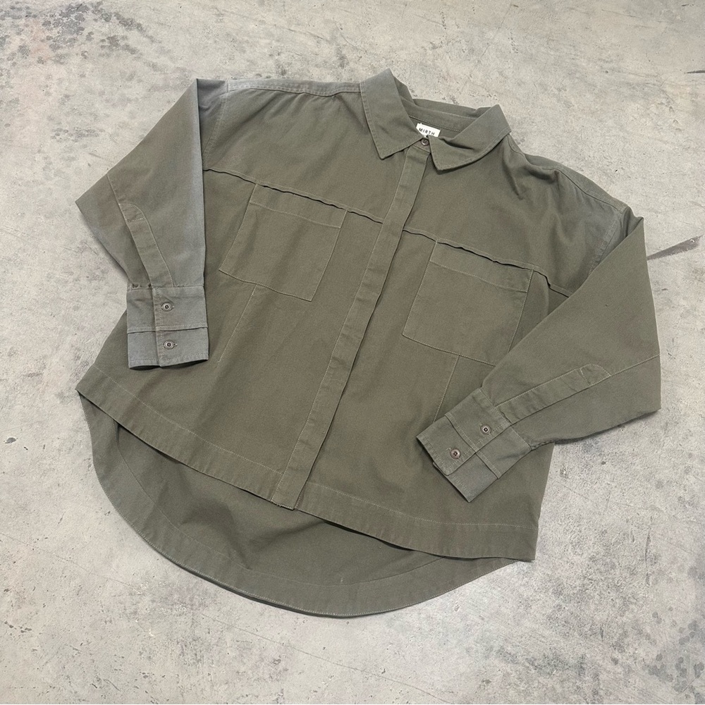 MIRTH huron work shirt in turtle‎ small - Picture 2 of 10